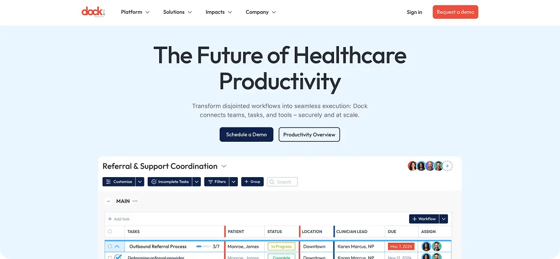 Screenshot of the AI-Powered Healthcare MVP for Patient Imaging Insights project interface